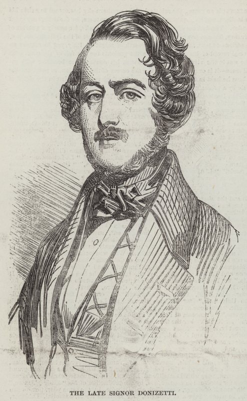 Feu Signor Donizetti (gravure) - English School