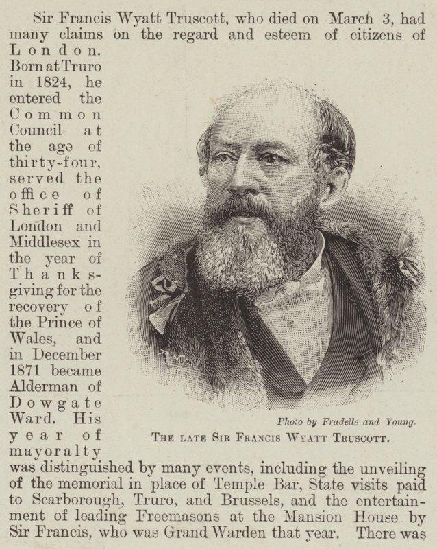 Feu Sir Francis Wyatt Truscott (gravure) - English School