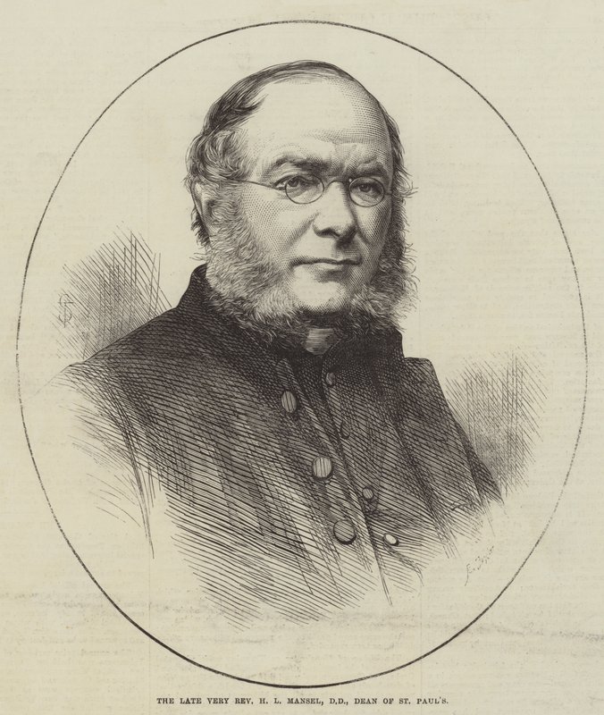Feu le très révérend H L Mansel, DD, doyen de St Paul