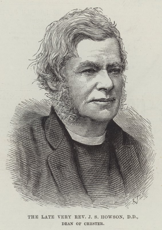 Feu le très révérend J S Howson, DD, doyen de Chester (gravure) - English School
