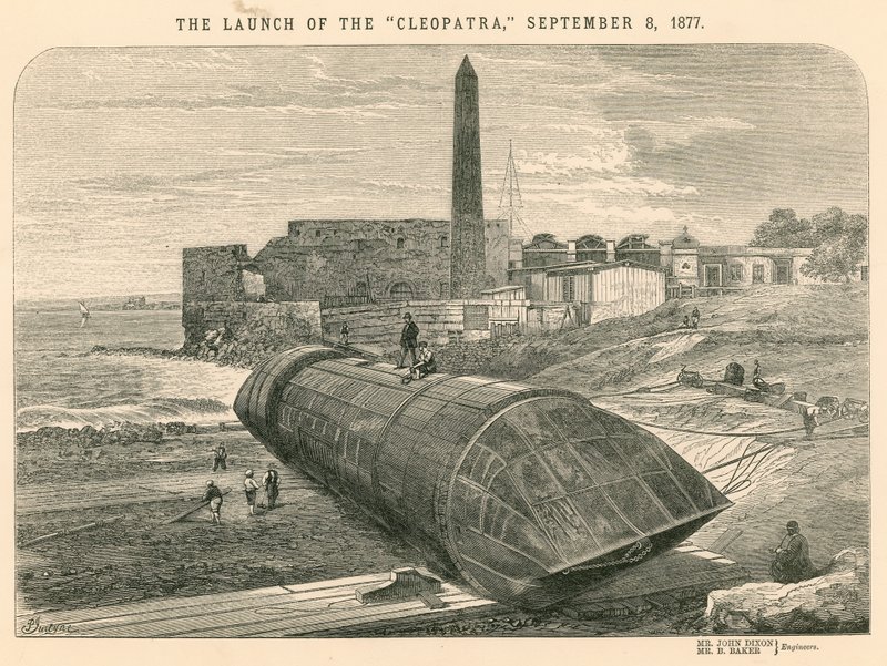 Le lancement de la Cléopâtre, 8 septembre 1877 - English School