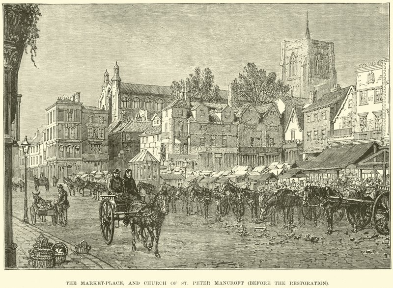 La place du marché et l