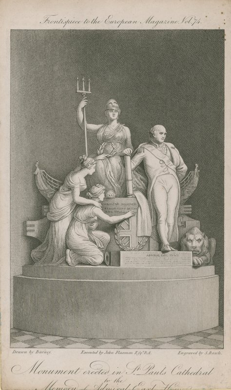 Le monument érigé dans la cathédrale Saint-Paul - English School