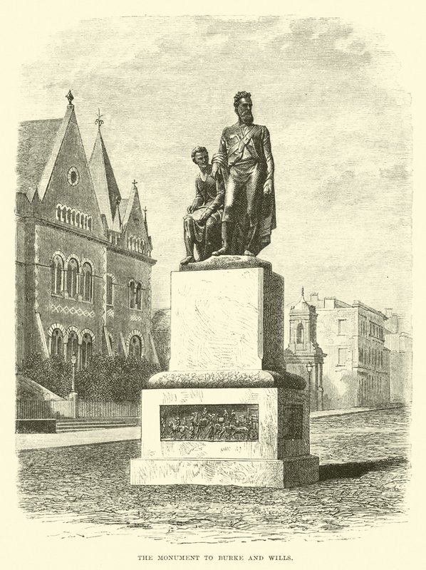 Le monument à Burke et Wills - English School