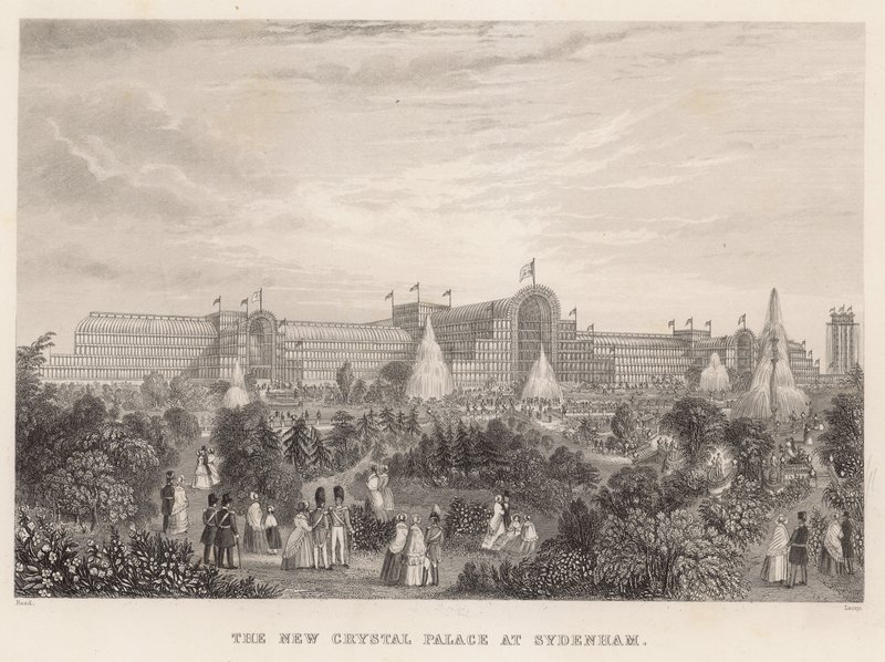 Le nouveau Crystal Palace à Sydenham - English School