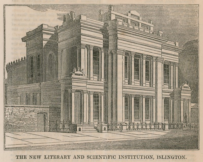 La nouvelle Institution Littéraire et Scientifique, Islington, Londres - English School
