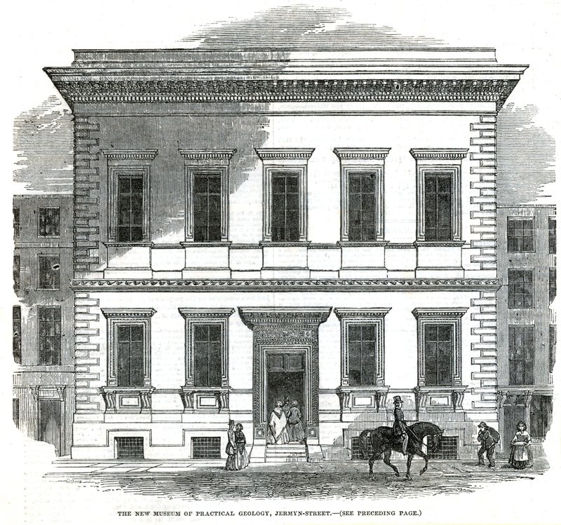 Le nouveau Musée de Géologie Pratique, Jermyn Street, Londres - English School
