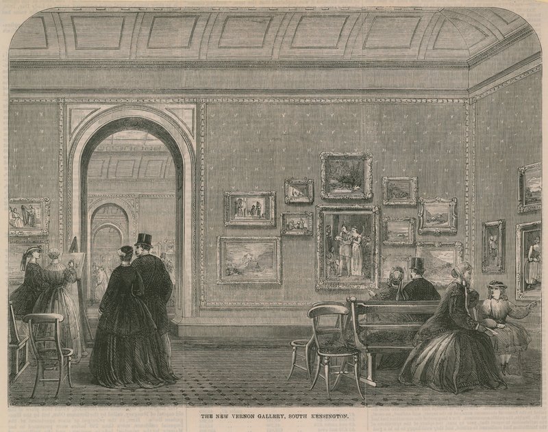 La nouvelle Galerie Vernon à South Kensington - English School