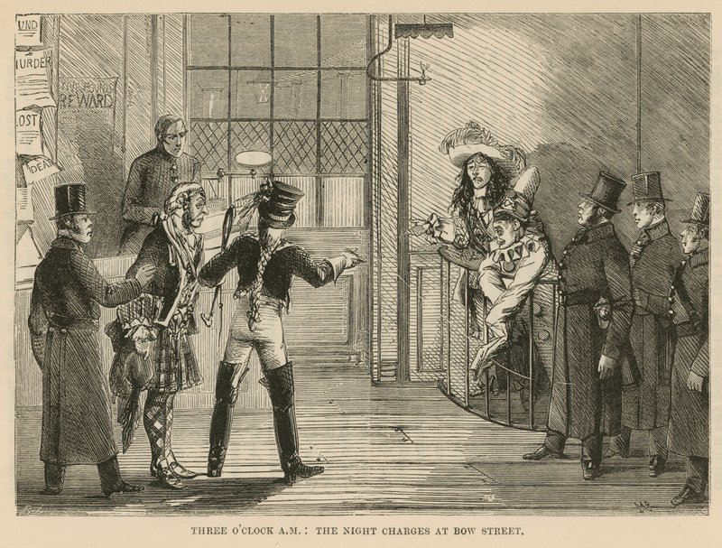 Les charges de nuit à Bow Street - English School