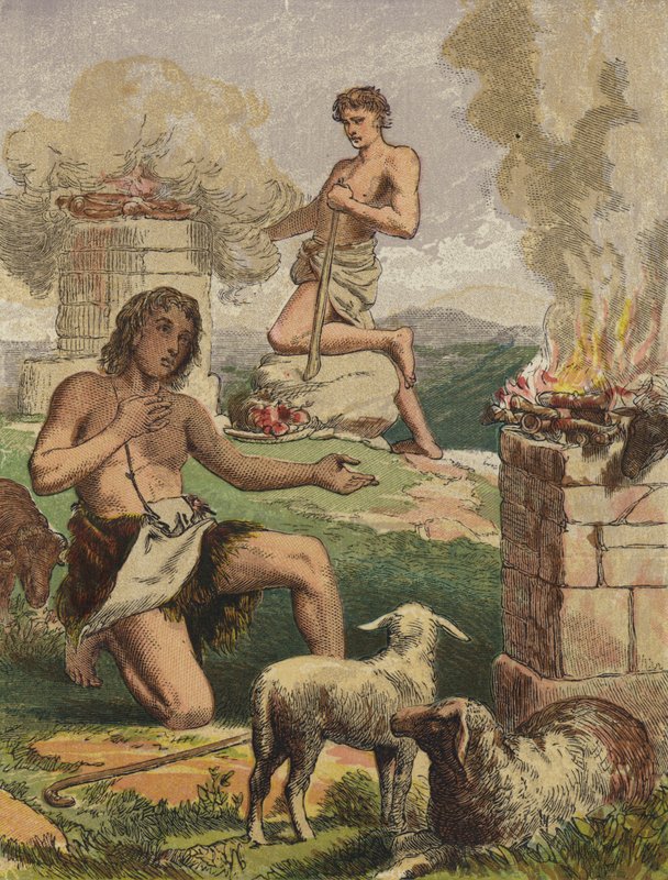 Les offrandes de Caïn et Abel - English School