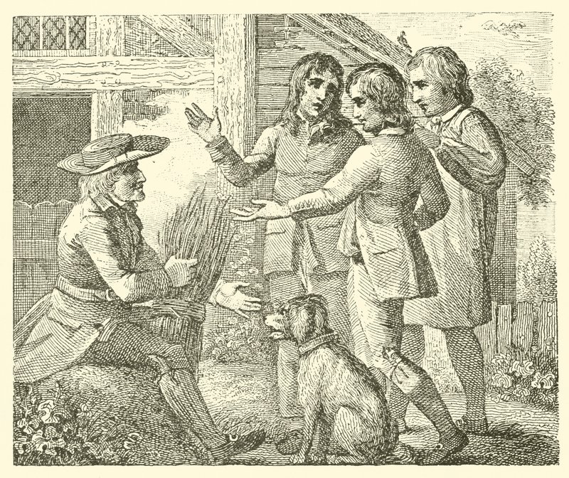 Le vieil homme et ses fils - English School