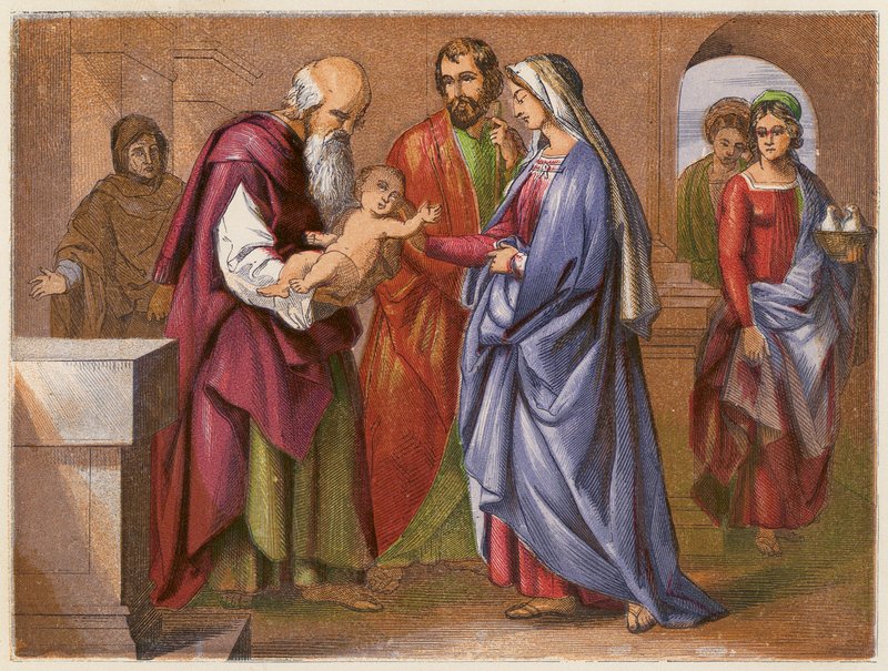 La présentation au temple - English School