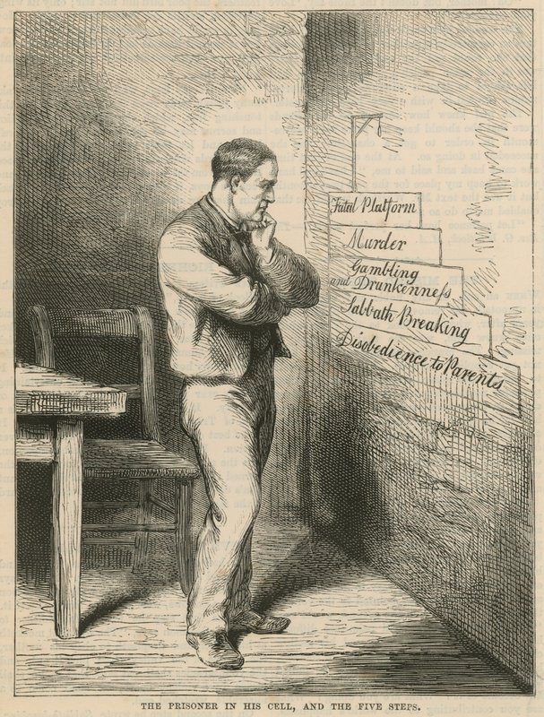 Le prisonnier dans sa cellule et les cinq étapes - English School