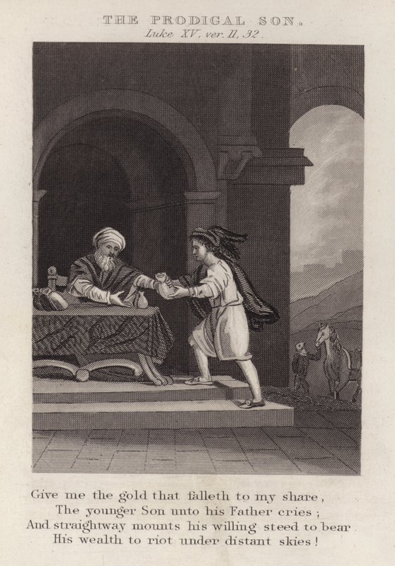 Le fils prodigue, Luc XV, versets 11, 32 - English School