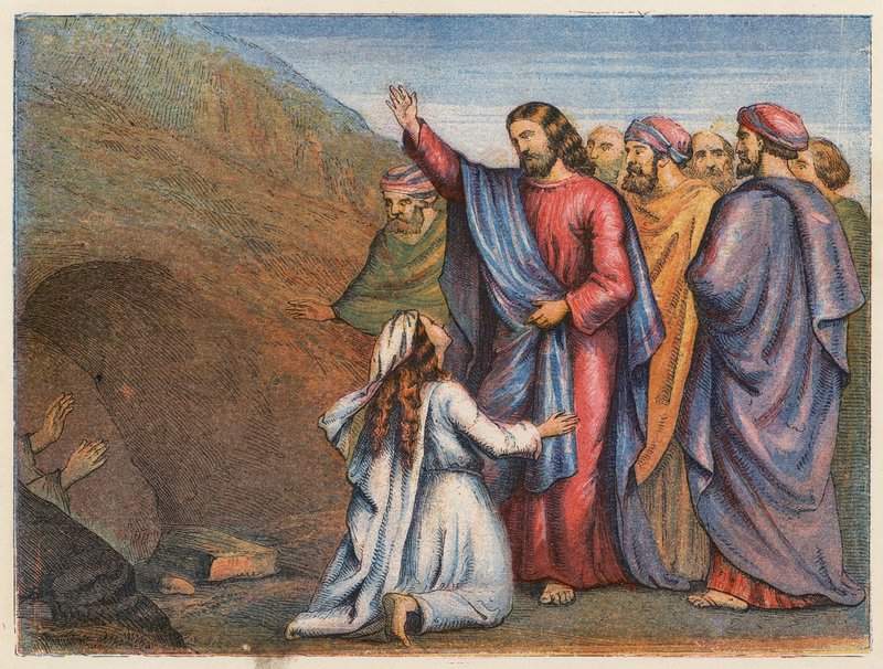 La résurrection de Lazare - English School