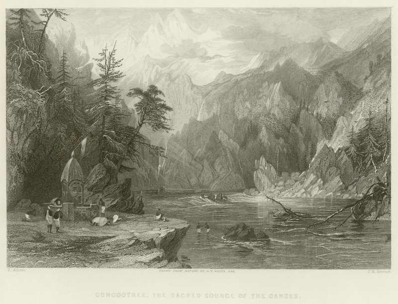 La source sacrée du Gange - English School