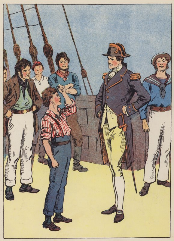 Le jeune marin propose de rejoindre la marine - English School