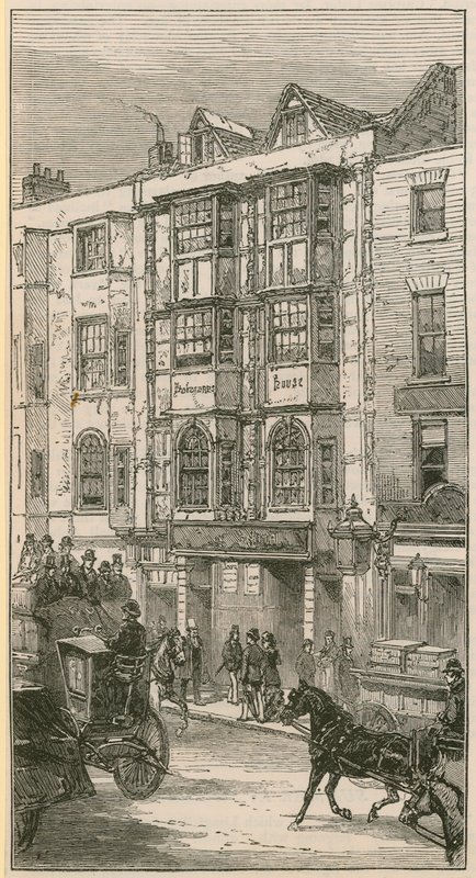 La soi-disant maison de Shakespeare à Aldersgate Street - English School
