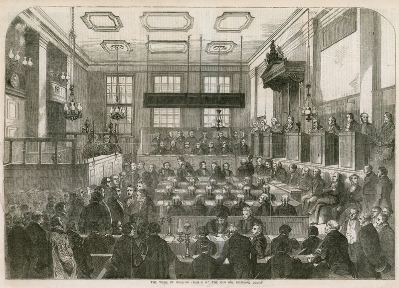 Le procès de William Palmer au Central Criminal Court - English School