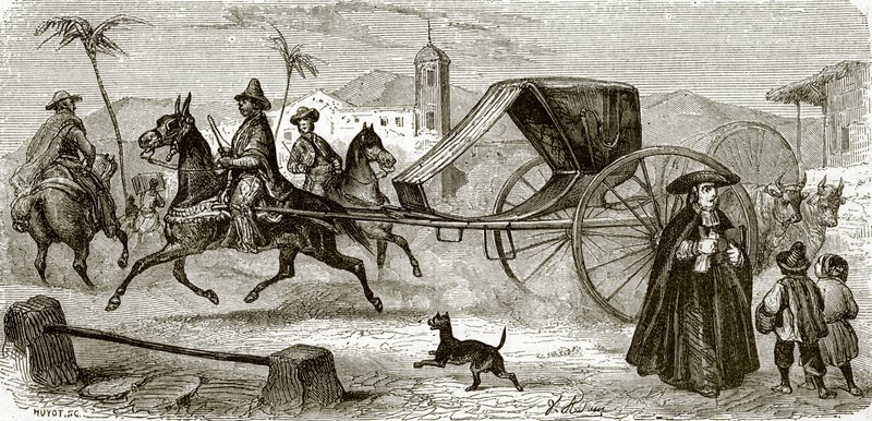 La volante (carrosse de location) de La Havane - English School