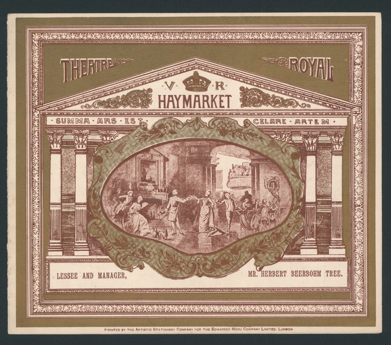 Théâtre Royal, Haymarket, Londres - English School