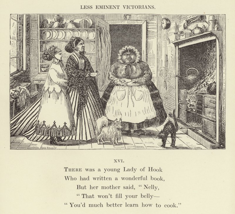 Il y avait une jeune femme de Hook (gravure) - English School