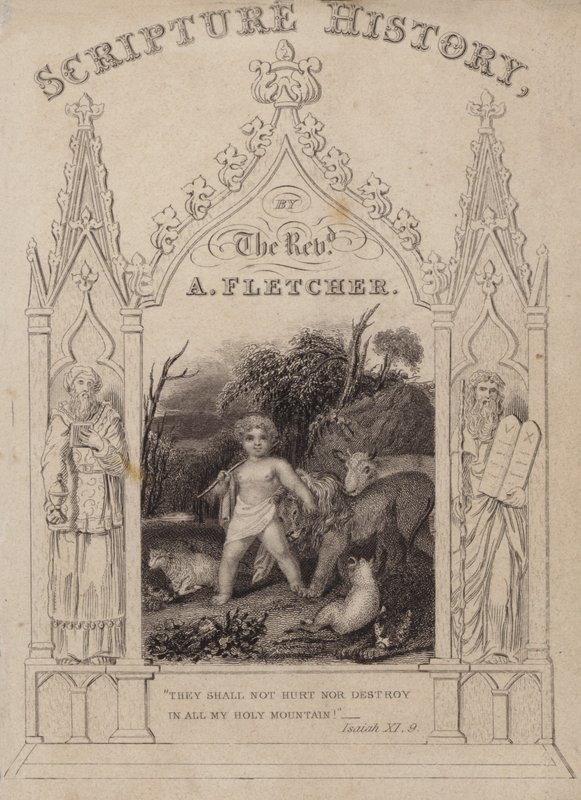 "Ils ne feront ni mal ni destruction sur toute ma montagne sainte!", Isaïe XI, 9 - English School