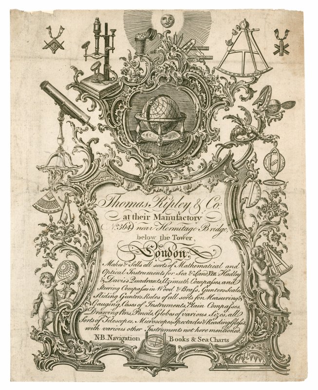 Thomas Ripley & Co, carte de visite - English School