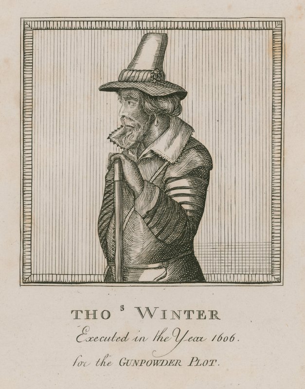 Thomas Winter, exécuté en 1606 pour le complot des poudres - English School