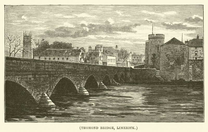 Pont de Thomond, Limerick (gravure) - English School