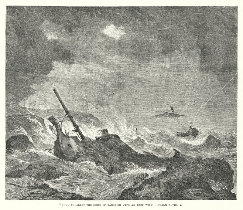 Tu brises les navires de Tarsis avec un vent d