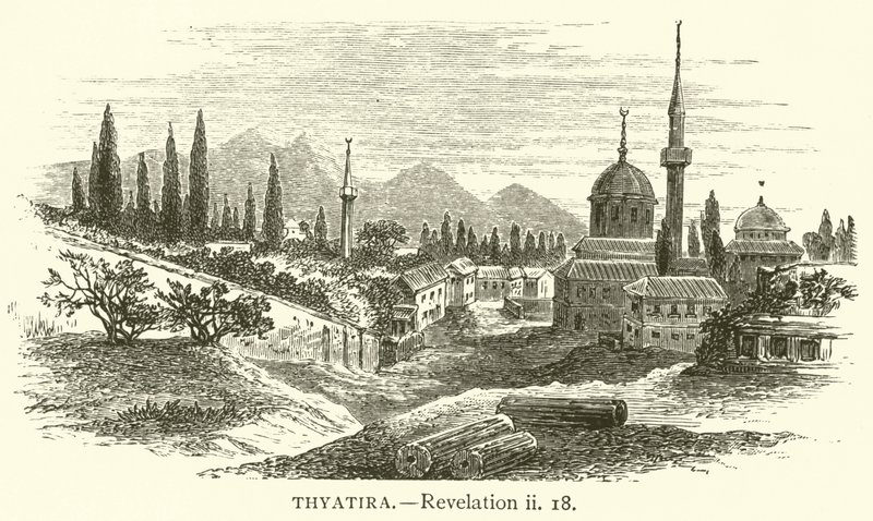 Thyatire, Révélation, ii - English School