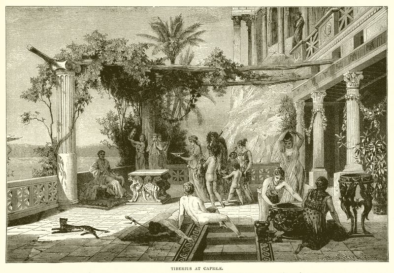 Tibère à Caprée - English School