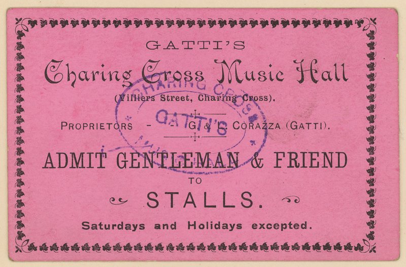 Billet pour Gattis Charing Cross Music Hall - English School