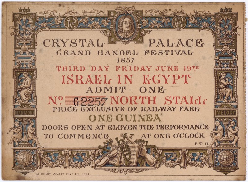 Billet pour Israël en Égypte - English School