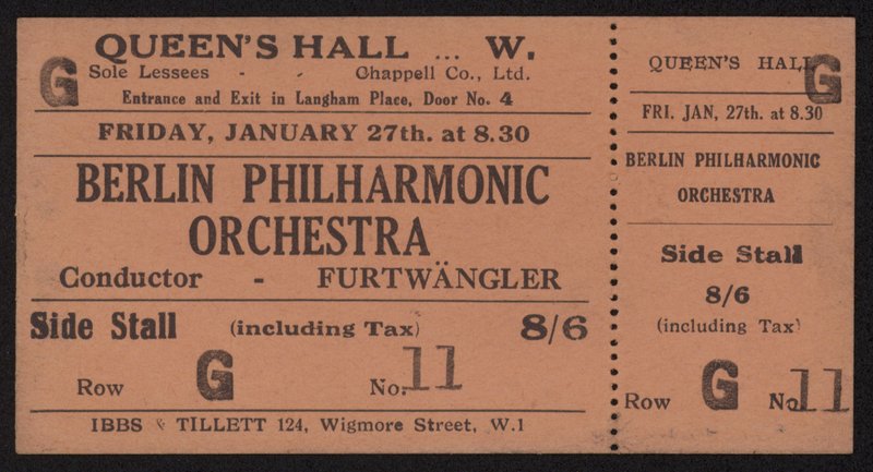 Billet pour un concert de l