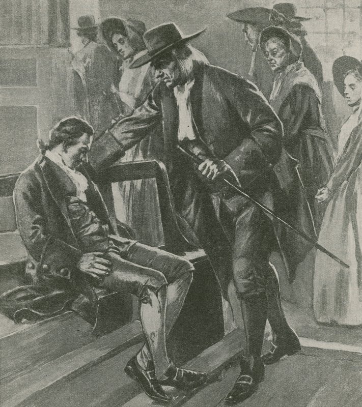 Fatigué et affamé, Benjamin Franklin s