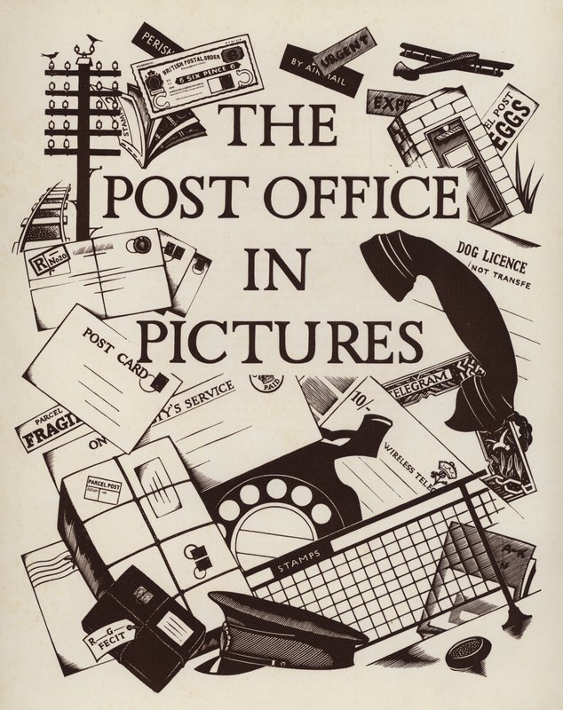 Illustration de la page de titre pour La Poste en images - English School