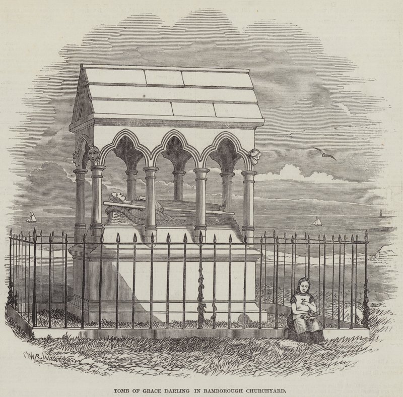Tombe de Grace Darling dans le cimetière de l