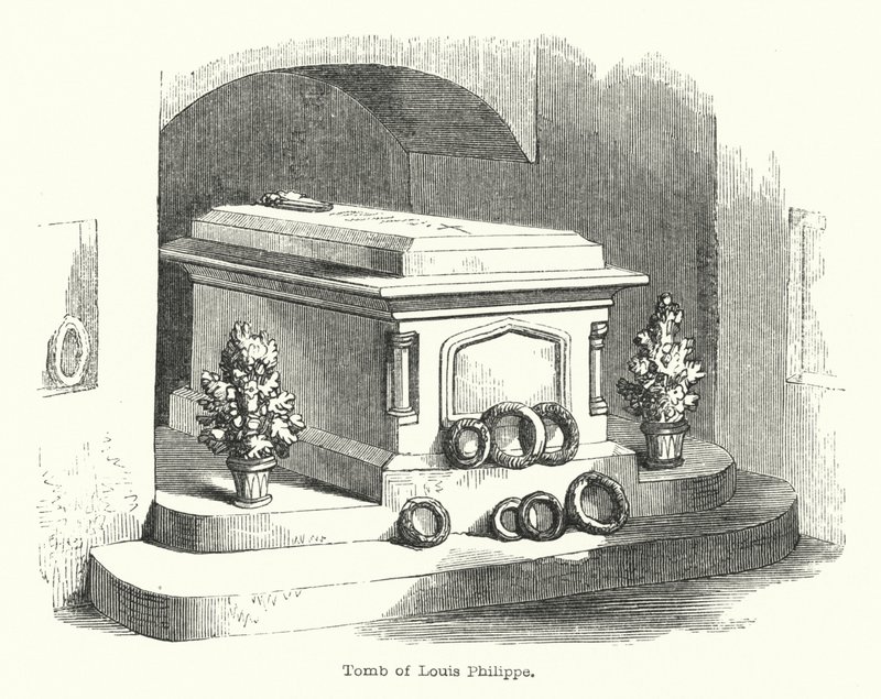 Tombe de Louis Philippe (gravure) - English School