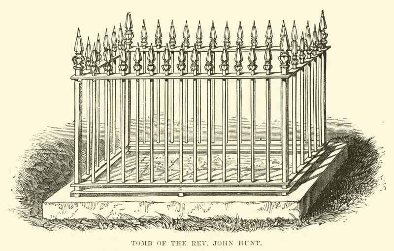 Tombe du révérend John Hunt - English School