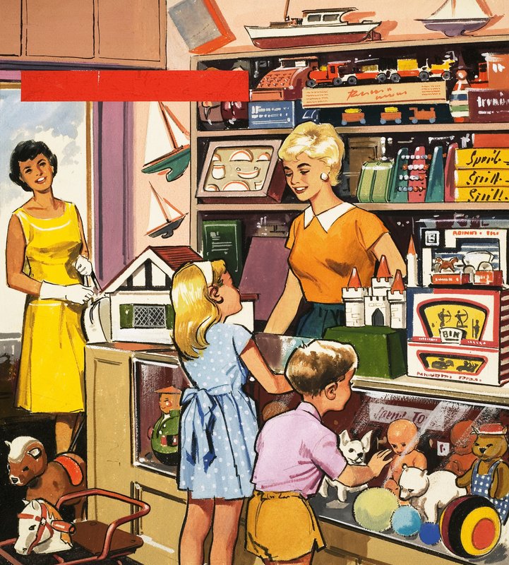 Assistant de magasin de jouets - English School