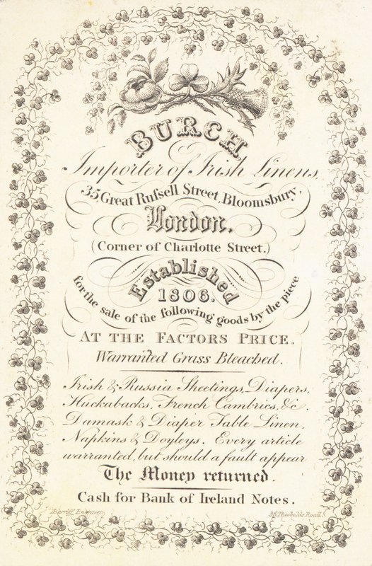 Carte de visite, Burch - English School