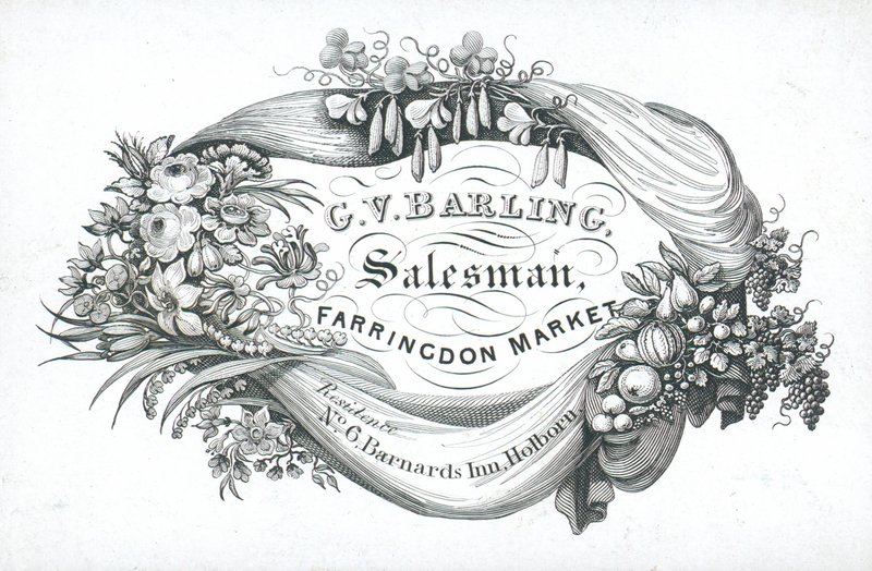 Carte de visite de G V Barling - English School