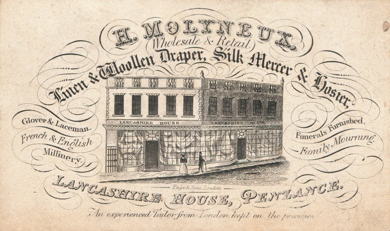 Carte de visite, H Molyneux - English School