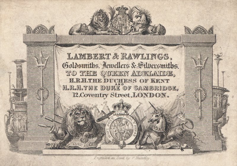 Carte de visite, Lambert & Rawlings - English School