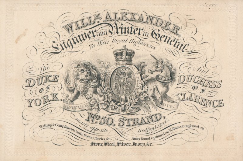 Carte de visite de William Alexander - English School