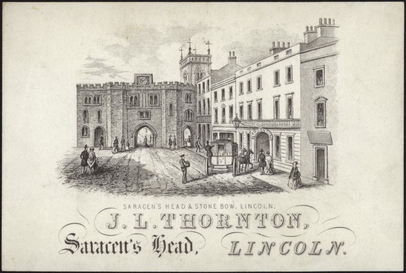 Carte de visite pour J L Thornton - English School