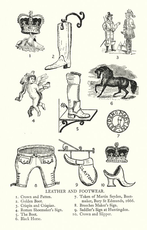 Enseignes commerciales : Cuir et chaussures - English School