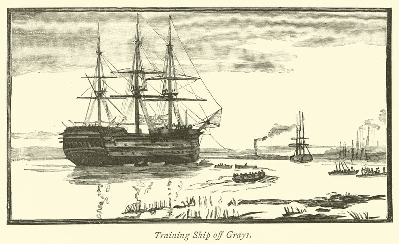 Navire-école au large de Grays - English School